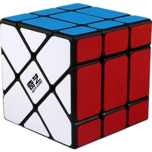 Qiyi 3X3X3 Fisher Cube Speed Magic Cubes Speed Puzzle Learning Educational Toys For Children Kids