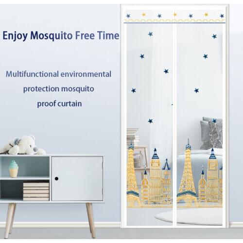 Summer Indoor Insect Fly Screen Magnetic Curtain Mesh Bug Mosquito Netting Door Anti Mosquito Net For Kitchen Door High Quality
