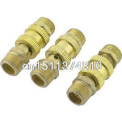 Metal 1/4" PT Male Threaded Release Valve for Air Compressor 3 Pcs