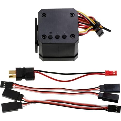 1 Set 5W RC Engine Sound Simulated System Module Speaker Support 2S-4S Lipo for RC Crawler Car Truck Boat
