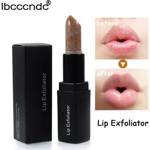 New Brand New Natural Lip Exfoliator Balm Moisturizer Lips Scrub Dead Skin Remover Makeup for Women Men Winter Lip Care