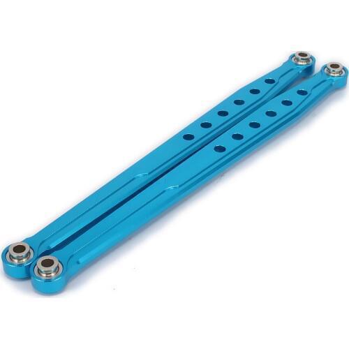 Machined Alloy Aluminum Front Suspension Links Bracket Rod For RC Car 1/10 AXIAL SCX10 Crawler Upgraded Hop-up Parts SCX0007