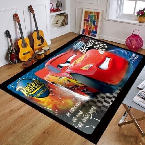 Cartoon Boy Play Mat 80X160CM Baby Crawling Carpet Soft Floor Carpet Kids Rug Playmat Waterproof McQueen Kid Bedroom Rug