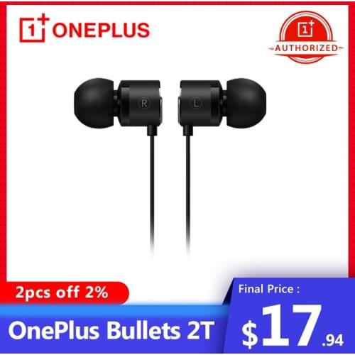 Original Oneplus Type-C Bullets Earphone 2T Bullets 2 T In Ear Dynamic Drive Units 1.15m Headset For Oneplus 8T N10 Smartphone