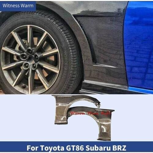 Fenders Fit for Subaru BRZ Toyota FT86 GT86 carbon fiber front bumper side Fenders 2013 2014 2015 2016 2017
