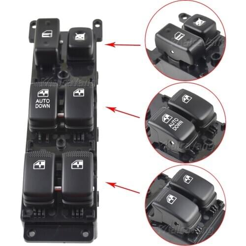 For kia rio 2006-2010 Window lift switch 93570 1G110 935701G000 Master Power Control Window Switch