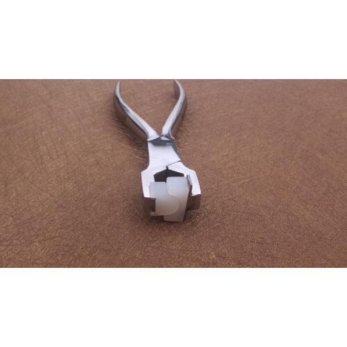 Stainless steel Pliers Jewelry Nylon Ring Pliers Repair Bracelet Forming Spring Bending Glasses repair tools