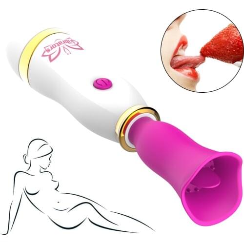 Realistic Tongue Vibrators G-spot Vibrator Oral Breast Nipple Clitoris Stimulator Female Masturbation Adults Sex Toys For Women