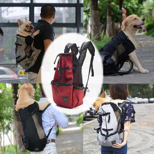 Motorcycle Bike Backpack Rear Pets Backpack Adjustable Breathable Suitable For With Pet Outdoor Travel Driving Motorcycle Bag