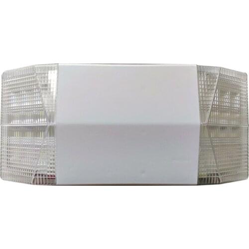 Two Heads 5W 85-265Vac Square LED Fire Underground Garage Home Shopping Mall 2h Duration Time White IP30 Safety Emergency Light