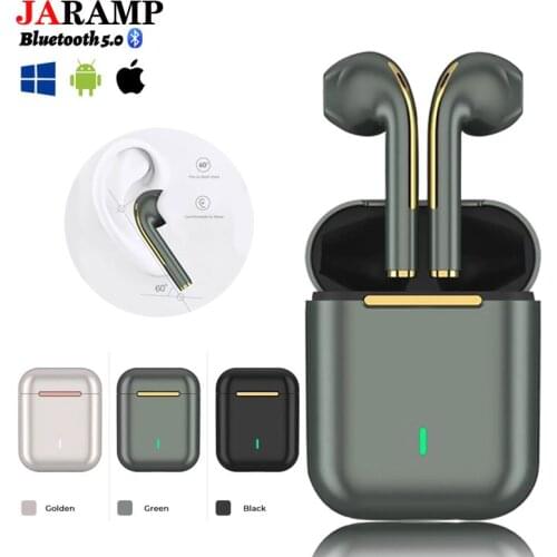 J18 TWS Wireless Headphones Bluetooth Waterproof IPX5 HIFI-Sound Music Earphones For Iphones Huawei Samsung Xiaomi Sport Headset
