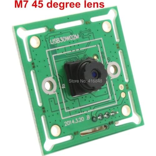 640X480 MJPEG 60fps usb camera module M7 45 degree lens 32*32mm board 480P VGA video CMOS OV7725 video usb cam low cost