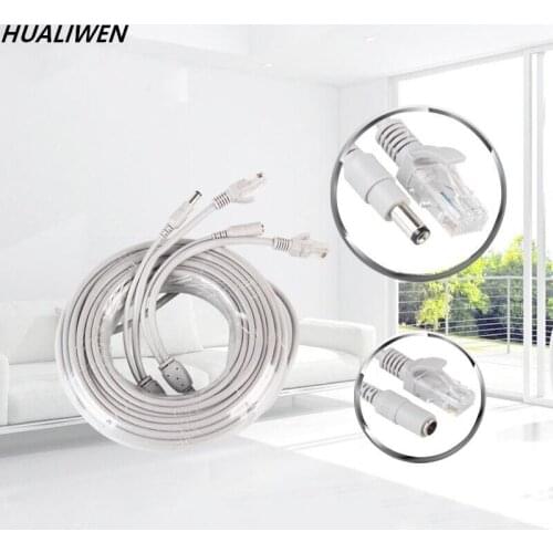Indoor Two-in-one Network Monitoring Line With Power Supply, One Line, Camera, Network Cable, Video Cable, Finished Line
