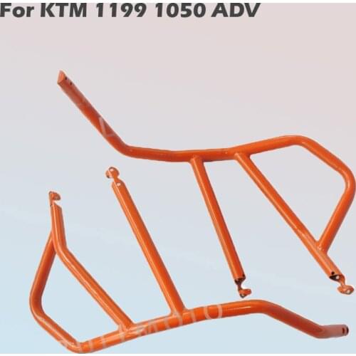 Motorcycle Upper Engine Frame Guard Crash Bar Protector For KTM 1199 1050 ADV Black & Orange