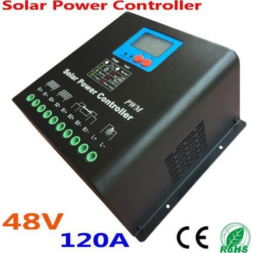 120A Solar Controller PV panel Battery Charge Controller 48V Solar System Home Indoor Use New PV Solar system