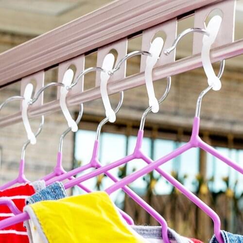 40pcs Windproof Drying Racks Hook Anti-drop Clothe The Hanger Falling Silicone Strip Buckle of Clothes Hanger Clip Outdoor