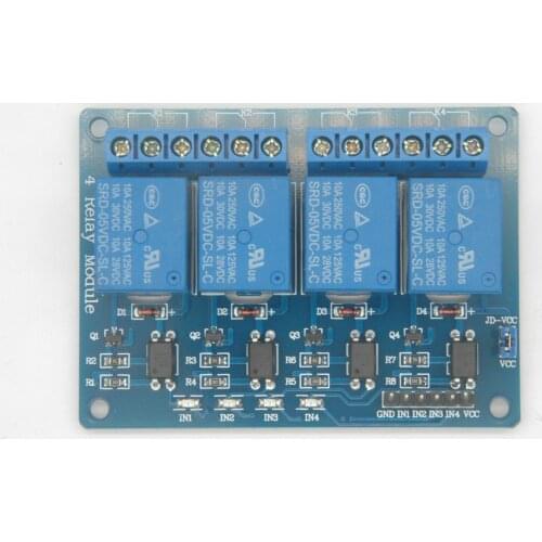 4 Channel Relay Board Module with optocoupler for Arduino