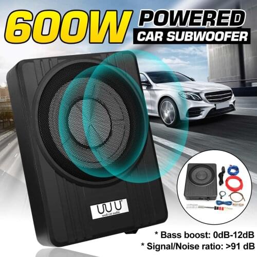 800W 600W Car Subwoofer Speaker Audio Amplifier Vehicle Subwoofer Bass 10 Inch Amplifier Enclosure Auto Sound Car Audio Speakers