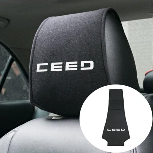 For Kia Ceed Rio k3 k5 Forte Sorento Sportage R Accessories Car Styling Hot car headrest cover 1pcs