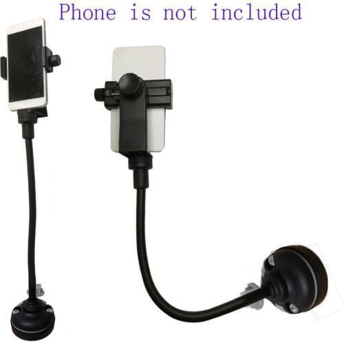 Kayak Canoe Phone Mount Base Cellphone Holders with Flexible Long Arm Dinghy Marine Boat Photograph Camera Bracket Accessory