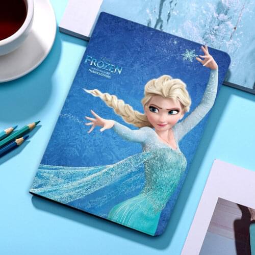 Disney Elsa and Anna Cover for IPad Pro Case for IPad Mini 1 2 3 4 5 Case for 9.7 2017 2018 IPad Air 1-4 9.7 Tablet Soft Fundas