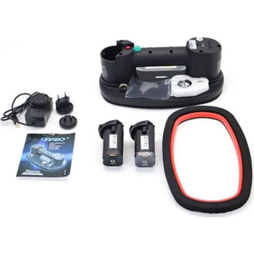 2 Batteries Electric Vacuum Suction Cup Glass Lifter Machine Lifting Concrete Pavers Granite Stone Drywall Tile 2 Batteries