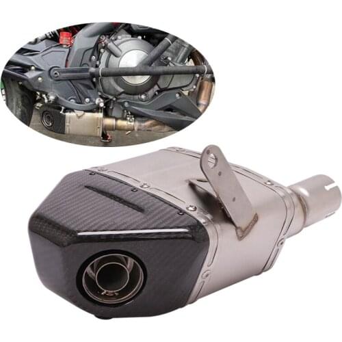 For Benelli 302S 2019 2020 2021 Exhaust Pipe Motorcycle Slip-on Muffler with Removable DB Killer Resereve Catalyst Carbon Fiber