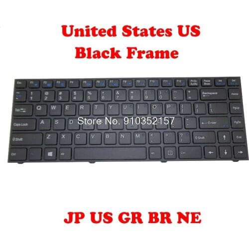 US Keyboard For CLEVO W940SU MP-12R76D0-4305 6-80-W94A0-070-1 MP-13H70J0-4301 6-80-W9400-211-1 MP-12R76DK-430 MP-12R73US-4302