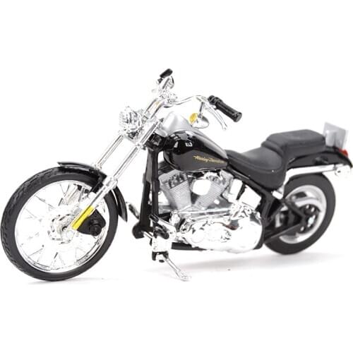 Maisto 1:18 2000 FXSTD Softail Deuce Die Cast Vehicles Collectible Hobbies Motorcycle Model Toys