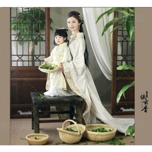 Yi Yun Xiang Tea Fragnance Cute Kids Mummy-Daughter Family Outfit Parent-child costumes set