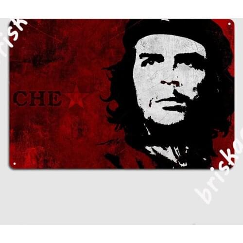 Che Guevara Metal Signs Cinema Kitchen Club Bar Retro Painting Decor Cuba Metal Posters