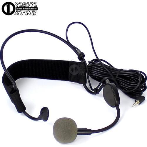 Wired Vocal Headset Microphone 3.5mm Jack Professional Dynamic Mic For WH20TQG Voice Amplifier PC Laptop Computer Specch Singing