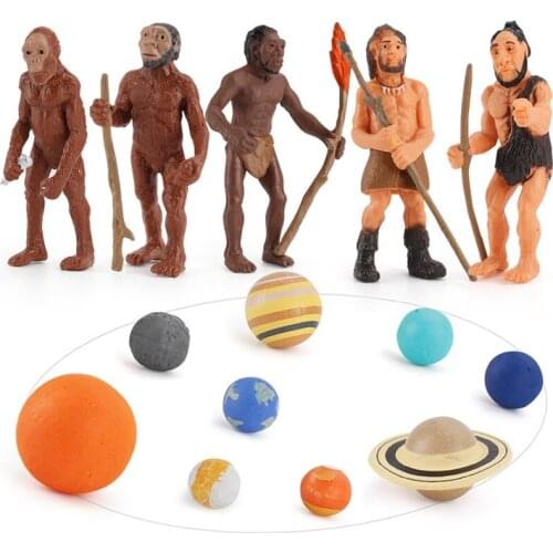 Ape-man Model Children Science Education Cognition Decoration Model Toys For Children The Evolutionary History of Primitive Apes