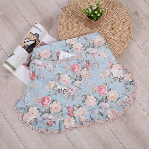 Waitress Woman Lace Sexy Kitchen Apron Long Short Half Flower Art Nail Shop Work Cotton Bib Restaurant Aprons Pinafore Fashion