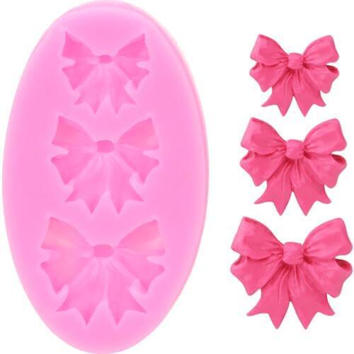 NICEYARD Fondant Cake Bow Tie Silicone Mold Cake Decoration Mold Baking Tools DIY Kitchen Accessories