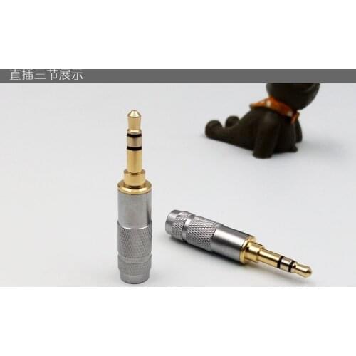 Oyaide original Gold plated Stereo 3.5mm Repair Headphone Jack Plug Cable Audio Headphones Audio Jack Plug Connector Soldering