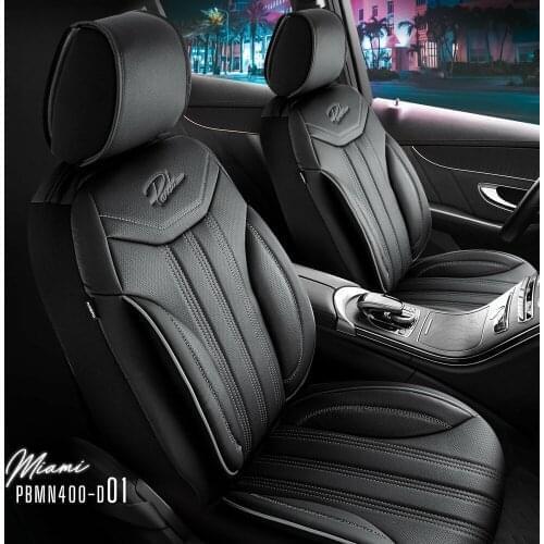 FOR PASSENGER CAR SUV CAR Miami Series Full Set Premium Leather Auto Seat Cover