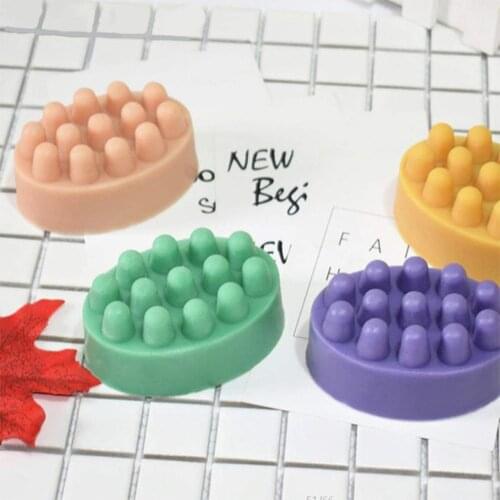Massage Bar Silicone Mold 3d For Pudding Soap Jelly Mould Tray Durable Dessert Mold Baking Tool Soap Mold Non-stick Kitchen Tool