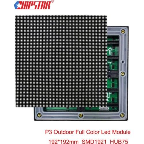 High Quality SMD1921 Dot Matrix P3 Outdoor Led Module 64x64 Pixel Full Color P3 pP4 P5 P6 Led Panels