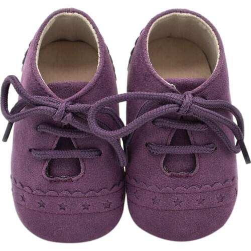 Newborn Baby Shoes Girls Boys Soft Warm Nubuck Leather Prewalker Anti-slip Shoes Canvas Sports Sneakers Moccasins Footwear Shoes
