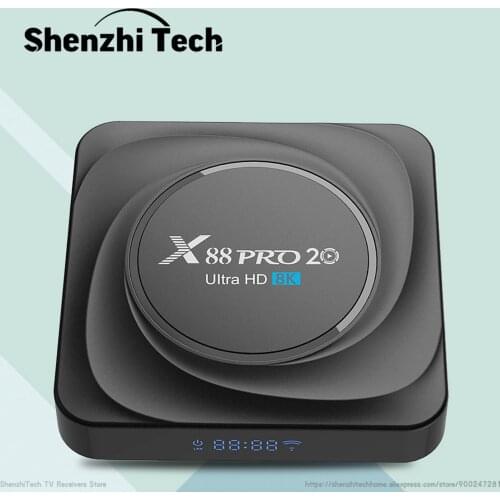X88 PRO 20 4K TV Box Android 11 with RK3566 Quad Core 4GB 8GB RAM 32GB 64GB 128GB ROM WIFI Smart Set Top Console IPTV M3U 2021