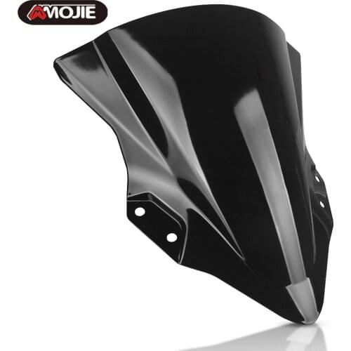 Ninja 400 250 Motorcycle Windshield Windscreen Double Bubble ABS Wind Shield For Kawasaki Ninja400 Ninja250 EX400 2018 2019 2020