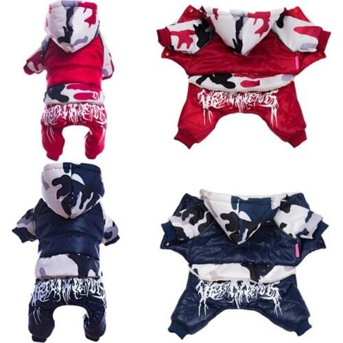 Winter Pet Dog Clothes For Small Large Dogs Thicken Warm Jacket Waterproof Puppy Pet Coat Chihuahua Pug French Bulldog Clothing