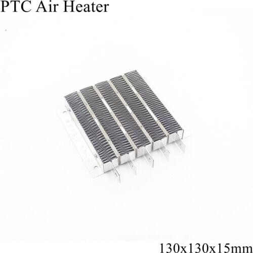 130x130x15mm 36V 48V 60V 220V 1000W 1500W PTC Heater Ceramic Thermistor Air Heating Mini Outdoor Heaters Induction Aquarium Car