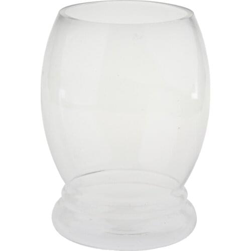 Oval Shape Fish Tank 360 Degree Ultra Clear Glass Fish Bowl For Goldfish