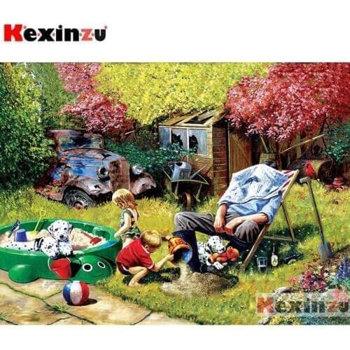 Full Square/Round Drill 5D DIY Diamond Painting"Childrens home"3D Embroidery handcraft work Cross Stitch Home Decor X40050