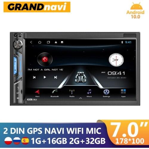 71BT Pro 2 Din Android 10 Car Radio Wifi GPS Navigation Mirror link Autoradio Multimedia Player 2din For VW Toyota Nissan Lada