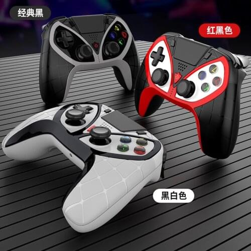 Ipega For PS4 Wireless Bluetooth Gamepad, Compatible With P4, P3 Host, Android, IOS, Dual-Motor Vibration, LED Breathing Light