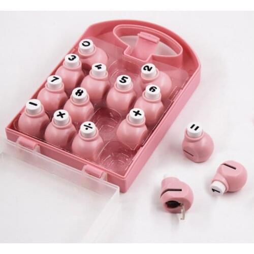 Numbers Punch Childrens digital Pattern Embossing Machine Handmade craft hole punch set Scrapbook punchers paper cutter