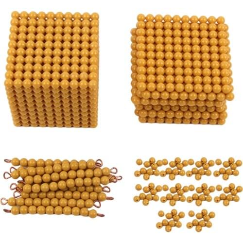 Kids Math Beads Materials Decimal System Bank Game Counting Toy Age 3-7